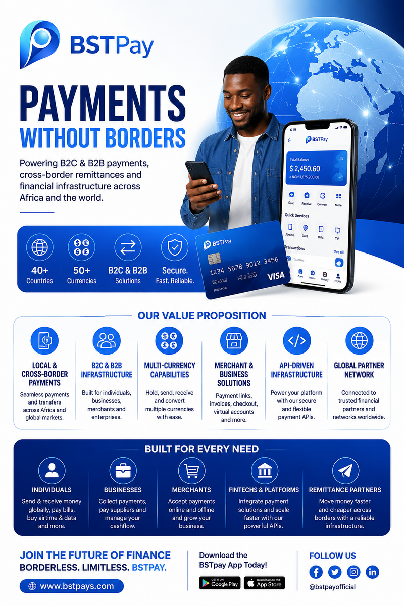 BSTPAY - Powering cross border & remittance payments Globally