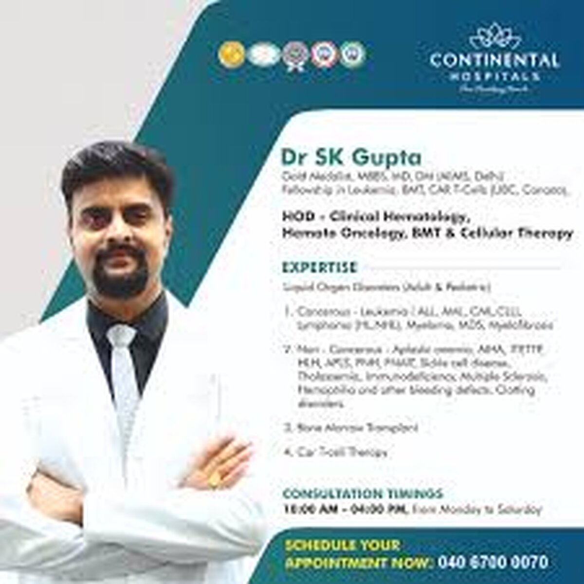 Hematologist for Abnormal Blood Tests and Blood Disorders