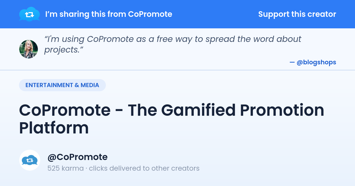 Example Share Card